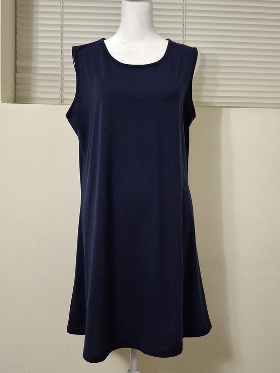 Gabrebi Dresses & Skirts - GABREBI Navy Blue Sleeveless A-Line Tank Dress - Women's Size XL